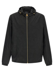 Men's Black Nylon Shell Jacket Clothing