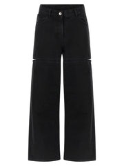 Women's Black Cotton Jeans Denim Clothing