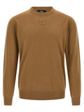 Men's Beige Virgin Wool Cardigan Clothing