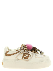 Women's Multicolor Calfskin Platform Sneakers