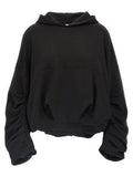 Women's Black Cotton Sweatshirt Clothing