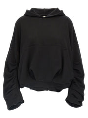 Women's Black Cotton Sweatshirt Clothing