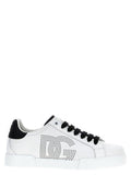Men's Bicolor Calfskin Low Top Sneakers