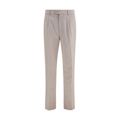 Men's Cotton-Blend Chino Beige Elastane