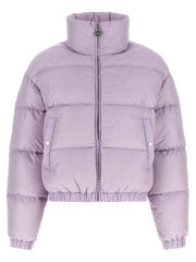Women's Purple Nylon Full-Length Jacket Clothing