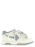 Men's Gray Leather Low Top Sneakers