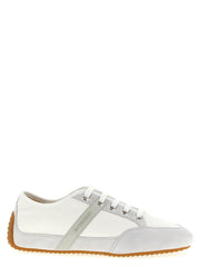 Men's White Polyamide Low Top Sneakers