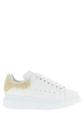 Women's Beige Calfskin Chunky Sneakers