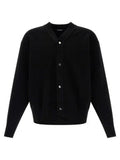 Men's Black Merino Wool Cardigan Clothing