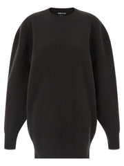 Women's Brown Virgin Wool Short Dress