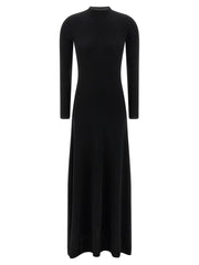 Women's Black Cashmere Long Dress