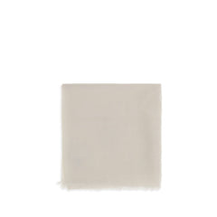 Women's White Cashmere Foulard Accessory