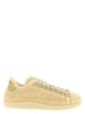 Women's Beige Wool Sneakers