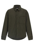 Men's Bicolor Virgin Wool Shell Jacket Clothing