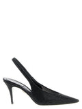 Women's Jinny Heel Black Glass Stone