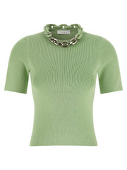 Women's Bicolor Textile T-Shirt