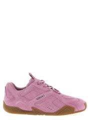 Women's Multicolor Calfskin Athletic Sneakers