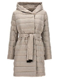 Women's White Polyamide Full-Length Jacket Clothing