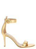 Women's Portofino Heels Gold Lamb Leather