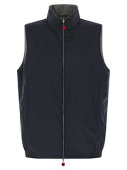 Men's Blue Cotton Sleeveless Jacket Clothing