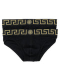 Men's Black Cotton Briefs Clothing