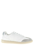 Men's White Calfskin Low Top Sneakers