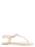Women's Multicolor Glass Flat Sandals