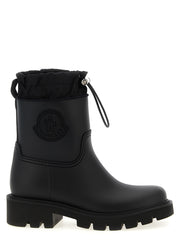 Women's Black Pvc Ankle Boots