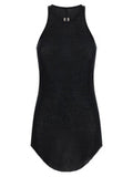 Women's Black Viscose Tank Tops