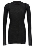 Men's Black Viscose T-Shirt