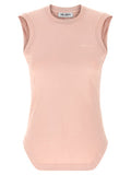 Women's Multicolor Cotton Sleeveles T-Shirt