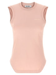 Women's Multicolor Cotton Sleeveles T-Shirt