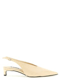 Women's Calfskin Slingback Heel Beige