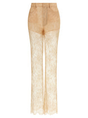 Women's Multicolor Polyamide Flared Pants