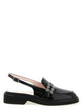Women's Black Calfskin Moccassin Shoe