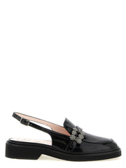 Women's Black Calfskin Moccassin Shoe