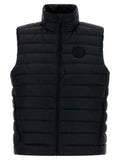 Women's Black Polyamide Sleeveless Jacket Clothing