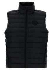 Women's Black Polyamide Sleeveless Jacket Clothing