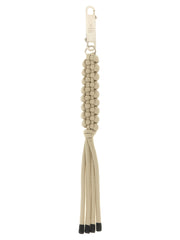 Men's Gray Polyester Keychain Accessory