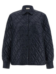 Women's Blue Polyamide Shell Jacket Clothing