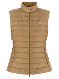 Women's Beige Polyamide Sleeveless Jacket Clothing