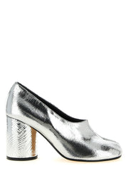 Women's Tabi Pump Silver Calfskin Leather
