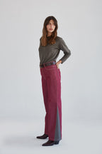 Pantalones vaqueros Alba 2.0 granate