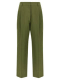 Women's Bicolor Linen Casual Pants