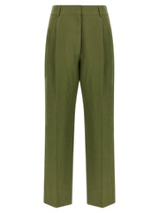 Women's Bicolor Linen Casual Pants