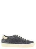 Men's Gray Calfskin Sneakers