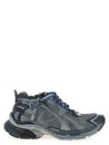 Men's Gray Polyethylene Athletic Sneakers