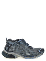 Men's Gray Polyethylene Athletic Sneakers
