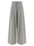 Women's Gray Cotton Casual Pants