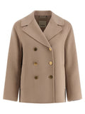 Women's Beige Virgin Wool Blazer Clothing